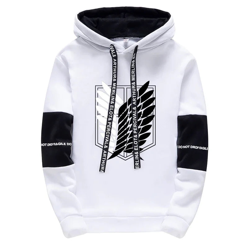 Mens Tracksuit Printed Single Piece Hooded Sweatshirts Pants Casual Sports Jogging Man Clothing Quality Streetwear Autumn Winter